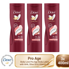 Dove Body Love Nourishing and Moisturising Body Lotion 400ml, 3 Pack[Pro-Age]