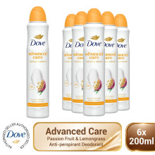 Dove Anti-perspirant Deodorant Go Fresh Passion Fruit & Lemongrass 6x200ml