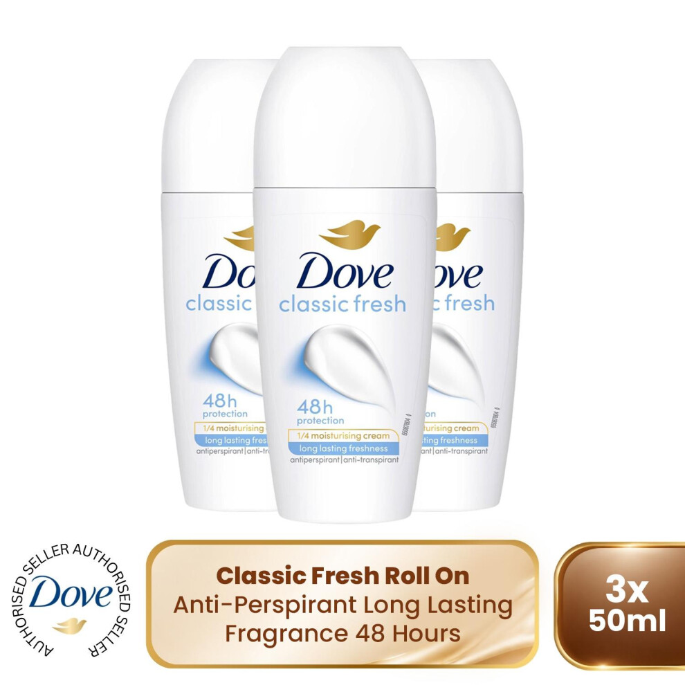 Dove Classic Anti-Perspirant Roll On 50 ml - Image 11