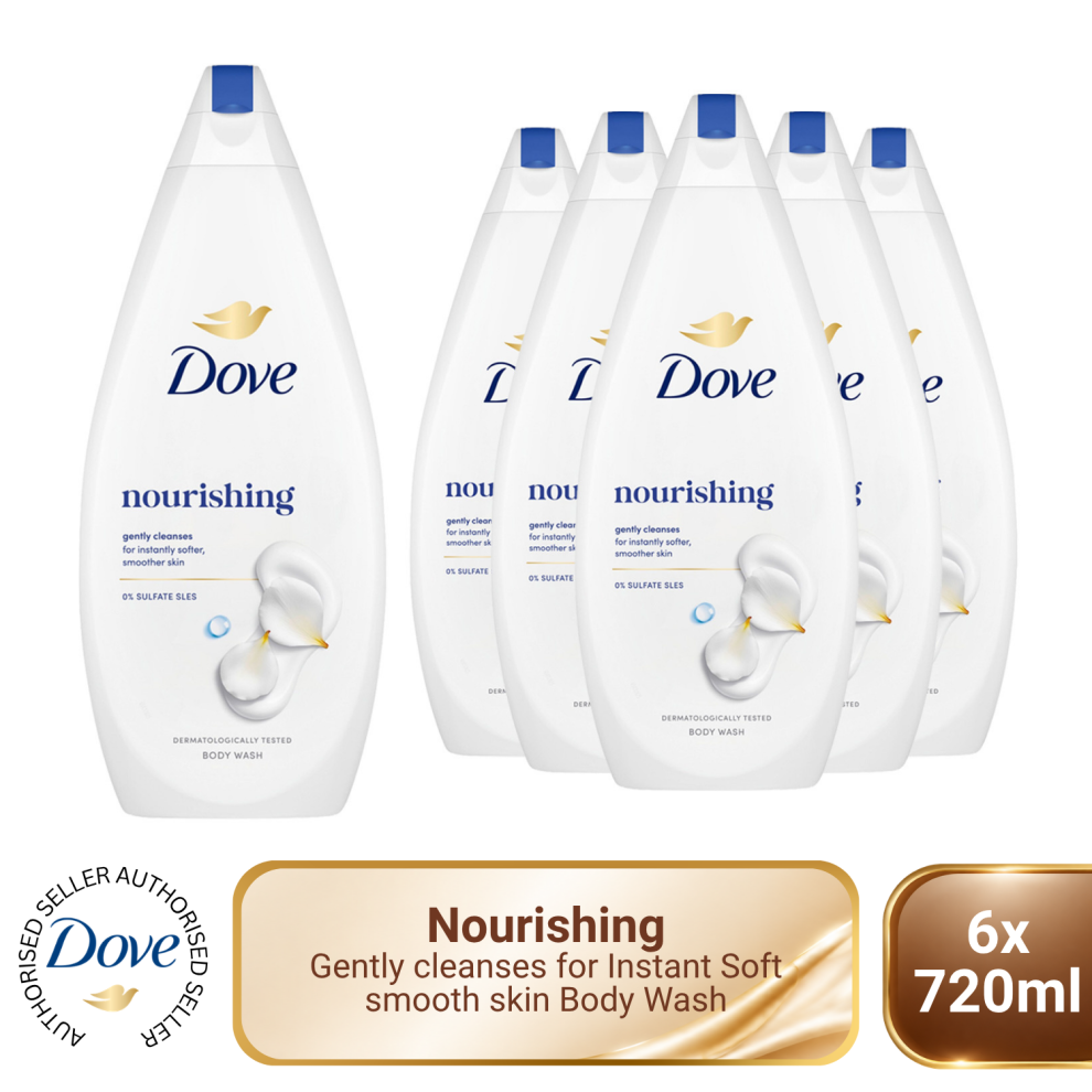 Dove Shower Gel Body Wash Nourishing Cleanser, Sulfate-Free, Vegan 720 ml - Image 17