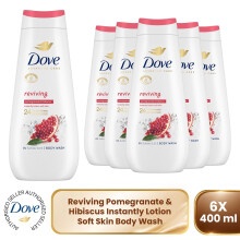 Dove Advanced Care Reviving Body Wash 24H Renewing Micromoisture, 6x400ml