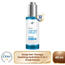 Dove Scalp+ Hair Therapy 3in1 Serum - Soothing Hydration, Biotin & Zinc 12x45ml