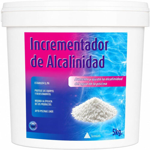 Aquapool Incrementador de alcalinidade, 5 kg, para piscina e SPA