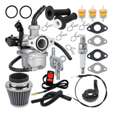Carburetor Throttle Handle Grips Cable for 50cc 70cc 90cc 110cc 125cc ATV Dirt Pit Bike Go Kart