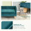PawHut sofá para cães pequenos, cama elevada, 64x45x36 cm, azul-esverdeado 4