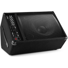 Vonyx SL12MA, monitor de palco ativo, Bluetooth e EQ, 600W, preto