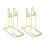 2 Pack Raffle Ticket Dispenser, Ticket Holder, Sticker Roll Holder Ruffle Drum for Single Double Roll Tickets 1