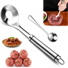 Colher para fazer almôndegas, aço inoxidável, 6,5 cm, para cozinhar