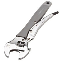 Industrial Grade Power Adjustable Wrench 30-33mm Opening, Universal CR-V Steel Spanner for Mechanical Workshop Repair