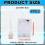4pcs Battery Pack for 5V LED Transparent USB Light Battery Box Converts USB Lights to Battery-Operated 7