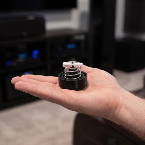 4pcs Turntable Support Feet Adjustable Spring Speaker Spikes for  Record Player Audio Equipment Base 2