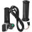 E-Bike 48V Throttle Grip Battery Level Display with Power ,6 Core Speed Control Handlebar Throttle,Replacement B 4