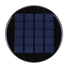 1.1W 5V Solar Panel Round Solar Epoxy Cell Charger Portable Battery Charger Phone Power Bank for 3.7-5V Solar Light