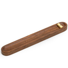 Japanese Black Walnut Wood Stick Holder - Adjustable Round Burner for Meditation & Home Decor