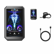 3.6 Inch Motorcycle Bike Screen Wireless CarPlay Android Auto Easy Install Handlebar Riding Navigator Monitor