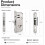 Sliding Door Lock Replacement Kit for Andersen 2-Panel Gliding Patio Doors 1986-Present, Reachout Lock and Receiver 6