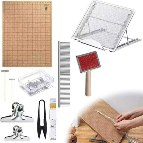 108 Pcs Macrame Board and Pins Kit for Crafting, Bracelet Making, and DIY Projects 1