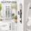 Sliding Door Lock Replacement Kit for Andersen 2-Panel Gliding Patio Doors 1986-Present, Reachout Lock and Receiver 3