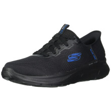 Skechers Heren Equalizer 5.0 Standpoint Slip-in Sneaker, Zwart/Blauw, 7.5