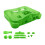 For BitFunx N64 Translucent Case for  N64 Retro Video Game Console Replacement Shell Transparent Box B 1