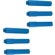 6 Pack 1/2 Inch MNPT Bathroom Shower Test Plug Reusable Pressure Test Plug for Plumbing Shower Tub Pressure Testing
