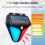 Outdoor Solar Alarms Light 4 Mode Motion Sensor Sound and Light Warning Wall Lights Waterproof Flash Security 2pc 3