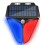 Outdoor Solar Alarms Light 4 Mode Motion Sensor Sound and Light Warning Wall Lights Waterproof Flash Security 2pc 5