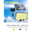 2X 234LED Solar Security Lights Outdoor Motion Sensor Waterproof 3 Modes Split Solar Flood Wall Light 7