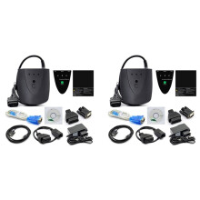 2X V3.104.24 Car Diagnostic Tool Kit with RS232 OBD2 Car Reader for HDS HIM OBD2 Auto Scanner Code Reader EU Plug