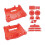 For BitFunx N64 Translucent Case for  N64 Retro Video Game Console Replacement Shell Transparent Box C 4