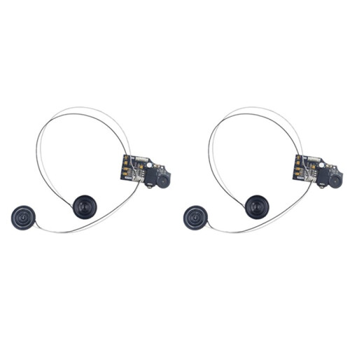 2X Speakers for  GG Game Console Game Gear, Dual-Channel Volume Headphone Board