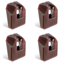 4X Elliptische Ersatznadel für Plattenspieler, Passend für Tonabnehmer der Serie AT-VMN95SH