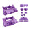 For BitFunx N64 Translucent Case for  N64 Retro Video Game Console Replacement Shell Transparent Box B 5