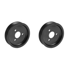 2X 32421740858 Power Steering Pulley for E36 E46 320I 323I 325I 328I 330I E39 520I 523I 525I 528I 530I E38 728IL X3
