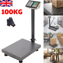 100KG Heavy Duty Digital Postal Parcel Platform Scales Shipping Weighing Postage