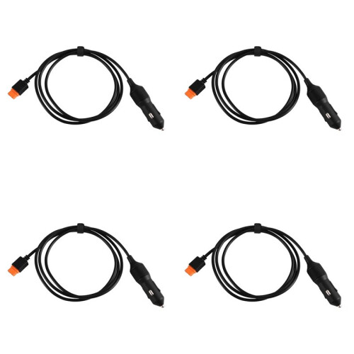 4X Portable Car Charging Cable Car Charging Connector for  Solar Generators Adapter Cable
