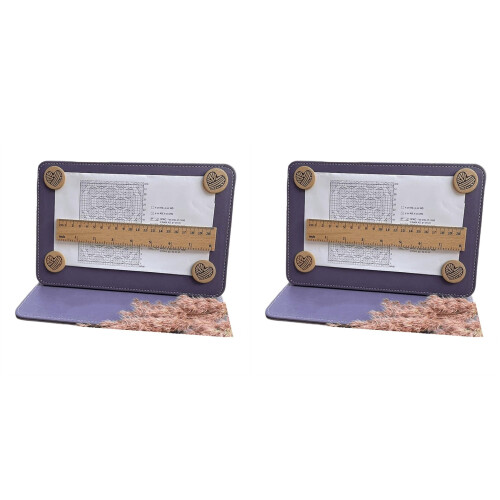 2X Chart Holder Knitting Tool, Knitting Tool Accessories Chart Holder,Knitting Pattern Holder,