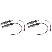 4x Luz de Seta de Fluxo de Motocicleta com Indicador de LED para Scrambler Streetfighter Hypermotard 2018-2024