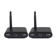 U2410 2.4G Wireless Audio Transmitter Receiver Set Volume Control Knob Audio Signal Transmission Cannot Penetrate Walls