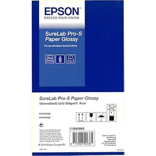 Epson Epson SureLab Pro-S Papier Glänzend BP 6x65 2 Rollen