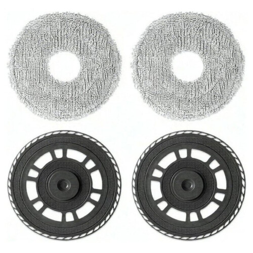 Mop Holders with Mop 2pcs, Compatible for MOVA P20 Ultra Sweeping Robot Accessories 1