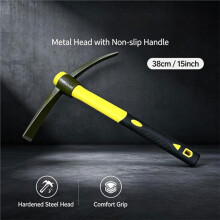 1PC 15-Inch Mattock Hoe Set - Garden Tool for Soil Loosening and Cultivation