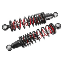 Rear Shocks Adjustable Dual Spring Red Black for Electric Scooters and Motorcycles Suspension Damper 25cm