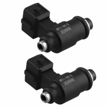 2PCS MEV1-080-B RP80A1 Motorcycle Fuel Injector Nozzle Two Holes for 125CC-150CC Motorbike MEV1080B