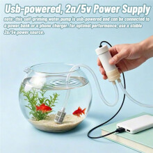 Small Water Pump - USB 5 V Electric Water Pump Self-Priming, Pump Electric with 1m PVC Hose for Aquarium