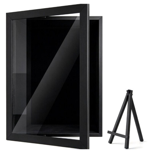Enamel Pin Display Cases Collection Display for Wall and Tabletop Display Black Pin Display Board for Enamel Pins