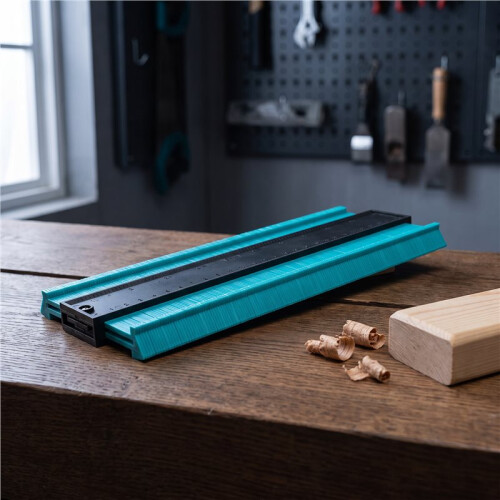 Shape Profile Copier, 10-Inch Profile Measuring Tool for Tile, Composite Flooring, and Plastic Profile Copier As Shown 2