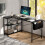 Living And Home L-Shaped Office Desk with Storage Bag 1