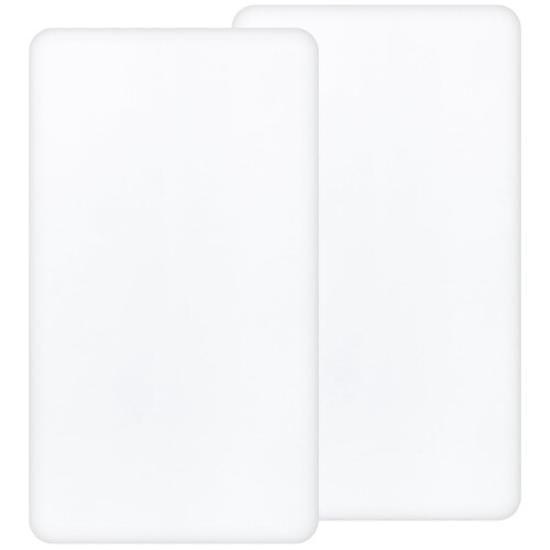 Yukkidds Next to Me Crib Sheets 83x50 cm Fitted 2 Pack Bedside Crib Sheets