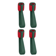 4pcs Reusable Storage Tie Silicone Self Adhesive Cable Strap Cord Sorting Cable Routing Stocking Display Ties